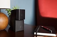 Pure Resonance Audio MC2.5B Dual 2.5″ Swiveling Surround Sound Mini Cube Speaker Pair — image 2