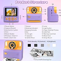 Amzelas X6D Kids Instant Print Camera — image 6