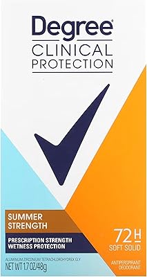 Degree Clinical Protection Anti-Perspirant & Deodorant Summer Strength 1.7oz (Pack of 2)