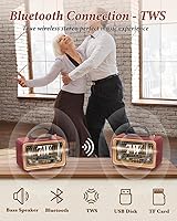 PRUNUS Retro Bluetooth Radio Speaker — image 2