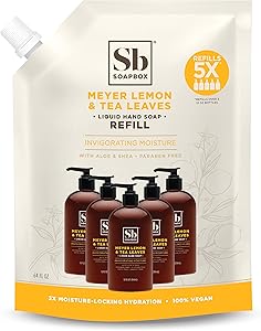 Soapbox Liquid Hand Soap Refill Meyer Lemon & Tea Leaves 64oz Review