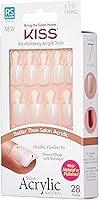 KISS Salon Acrylic Natural Nails KSAN (6 Pack) — image 3