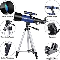 CELTICBIRD 70mm 400mm Astronomical Refracting Telescope — image 4