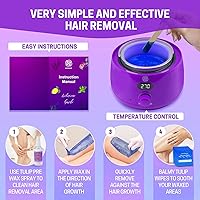 Wokaar Full Body Waxing Kit for Sensitive Skin, 17.6oz — image 4