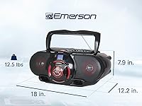 Emerson EPB-3002 Portable Bluetooth CD/MP3 Cassette Boombox — image 7