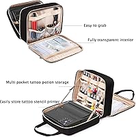 Tattoo Carrying Case - Tattoo Supplies Organizer Bag — image 3