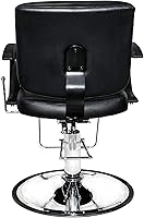 PureSana Chromium Vinyl Kyler Salon Chair - Black — image 7