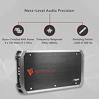 Rockville RXA-F2 2400W 4-Channel Car Amplifier — image 2