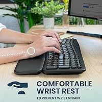 Perixx PERIBOARD-636B Wireless Ergonomic Compact USB Keyboard — image 5