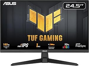 ASUS TUF Gaming VG259Q3A 25-inch 1080p 180Hz Monitor