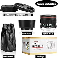 JINTU 85mm f/1.8 Portrait Lens for Canon EF/EF-S Mount — image 8