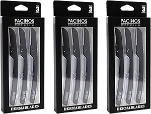 Pacinos Derma Blades for Men - Precision Straight Razor Beard Care Tool Review