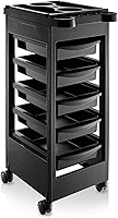 Saloniture Beauty Salon Rolling Trolley Cart with 5 Drawers — image 1