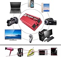 Cantonape 800 Watt Car Inverter DC 12V to 110V/120V AC Converter — image 3