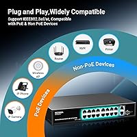 NICGIGA 16-Port PoE+ Switch 250W — image 4