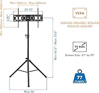 Mount-It! Tripod TV Stand MI-874 — image 6
