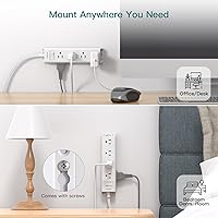 Addtam 20FT Extension Cord with Multiple Outlets — image 5