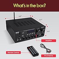 Pyle PDA69BU Stereo Amplifier with Bluetooth — image 7