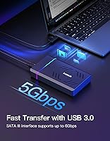 Inateck FE3003 RGB 3.5-Inch Hard Drive Enclosure, 20TB — image 4