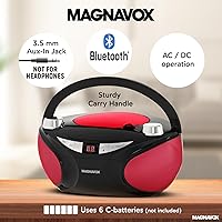 Magnavox MD6949 Portable CD Boombox with Bluetooth — image 4