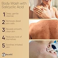 Kerapil Exfoliating Body Wash with Salicylic Acid (16 fl oz x 2) — image 3