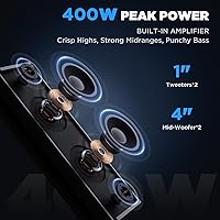 Ehaho MT4100 17 Inch UTV Sound Bar — image 3