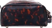 Aaron Leather Goods 10″ Premium Leather Toiletry Travel Pouch — image 1