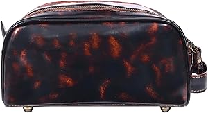 Aaron Leather Goods 10″ Premium Leather Toiletry Travel Pouch Review