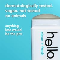 hello Clean and Fresh Aluminum Free Deodorant with Charcoal, 2.6oz (2-Pack) — image 5