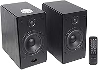 Rockville HD5B Powered Bluetooth Bookshelf Speakers — image 2