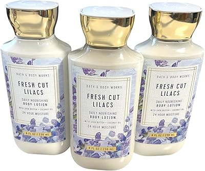 Bath & Body Works Fresh Cut Lilacs Body Lotion 8 fl oz 3 Pack