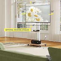 Neothm Rolling TV Stand with Power Outlet for 32-75 Inch TVs — image 2