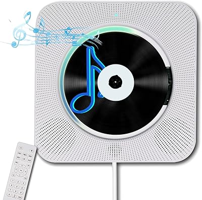 Homlab CD1-001 Portable Wall Mounted CD Player with Bluetooth