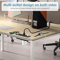 HHSOET 8 Outlet Recessed Power Strip with USB-C and USB-A Ports — image 2