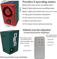 paipaimeiren Solar Outdoor Motion Detector Alarm P611N — image 5