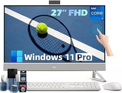 Dell Inspiron 27-inch All-in-One Desktop Computer, Core i7, 64GB RAM, 1TB SSD