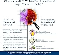 Blue Nectar Kumkumadi Night Cream with Jasmine, 1.7oz — image 4