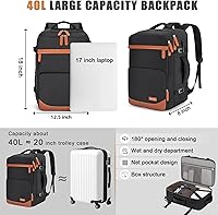 Velaybor 40L Travel Backpack with USB Charging Port — image 6