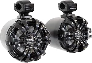 Rockville WB65 Black 6.5″ Marine Wakeboard Tower Speakers Review