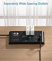 BESTEK 4000 Joules Surge Protector with USB and 8 Outlets — image 4