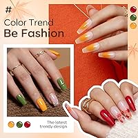 Modelones 40 Pcs Fall Gel Nail Polish Set — image 5