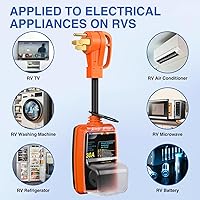 Nilight 50 to 30 Amp RV Surge Protector — image 6