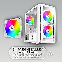 Apevia PHENOM-WH Phenom Micro ATX Gaming PC Case — image 3