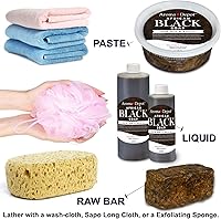 Aroma Depot Raw African Liquid Black Soap 1/2 Gallon — image 4