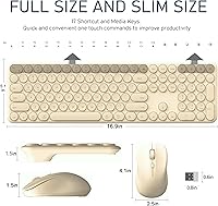 Cloud-W Wireless Keyboard Mouse Combo — image 4