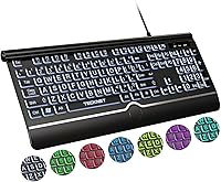 TECKNET Large Print Backlit Keyboard — image 9