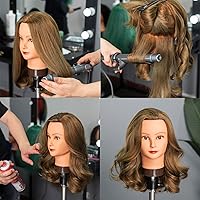 Traininghead 20-22″ Female Human Hair Mannequin Head — image 2