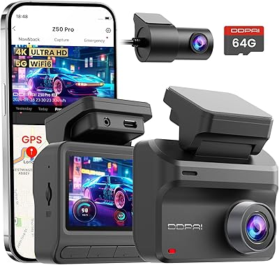 DDPAI Z50 Pro 4K Dual Dash Cam