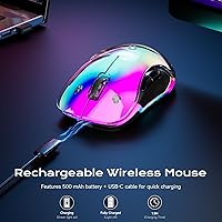 memzuoix 2.4G LED Wireless Mouse — image 4