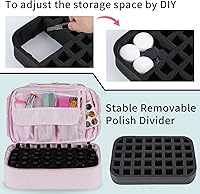 Pretty Nail Polish Organizer Case - Pale Pink — image 5